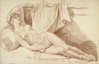 Reclining Female Nude (Study)